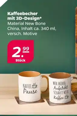 NETTO Kaffeebecher mit 3d-design Angebot