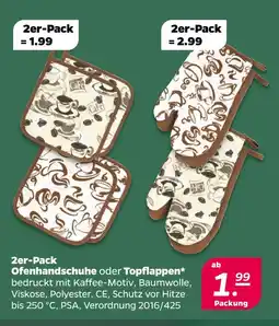 NETTO Ofenhandschuhe oder topflappen Angebot