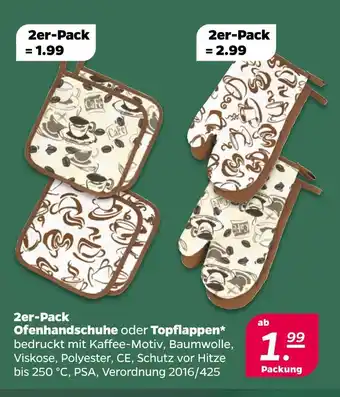 NETTO Ofenhandschuhe oder topflappen Angebot