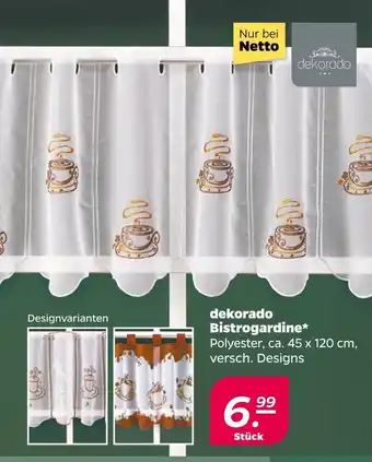 NETTO Dekorado bistrogardine Angebot