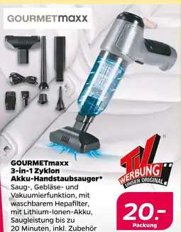 NETTO Gourmetmaxx 3-in-1 zyklon akku-handstaubsauger Angebot