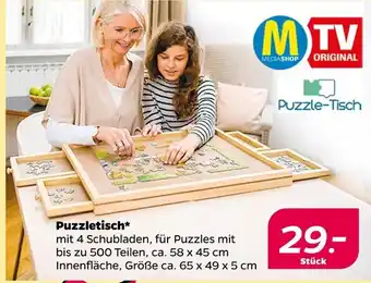 NETTO Mediashop puzzletisch Angebot