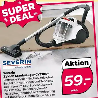 NETTO Severin zyklon staubsauger cy7106 Angebot