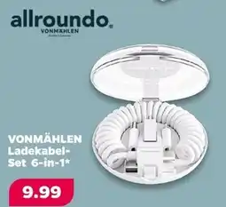 NETTO Vonmählen ladekabel- set 6-in-1 Angebot