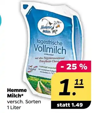 NETTO Hemme milch tagesfrische vollmilch Angebot