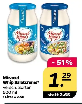 NETTO Miracel whip salatcreme Angebot