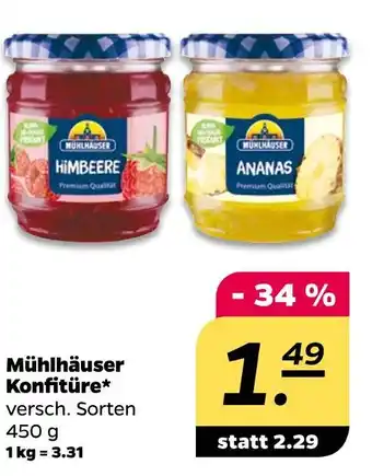 NETTO Mühlhäuser konfitüre Angebot