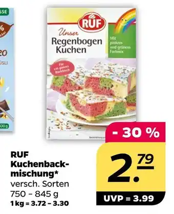 NETTO Ruf kuchenbackmischung Angebot