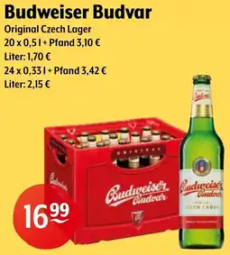 Getränke Hoffmann Budweiser Budvar Angebot