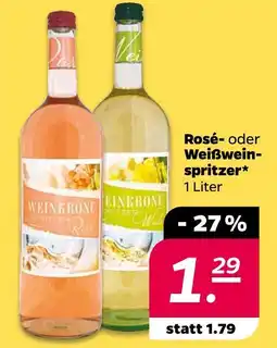 NETTO Weinkrone rosé- oder weißweinspritzer Angebot