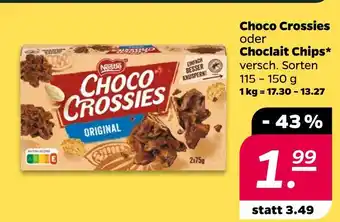 NETTO Nestlé choco crossies oder choclait chips Angebot