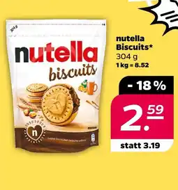 NETTO Nutella biscuits Angebot