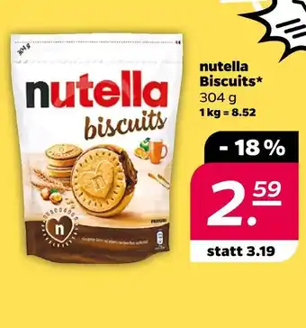 NETTO Nutella biscuits Angebot