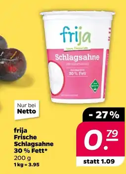 NETTO Frija frische schlagsahne Angebot