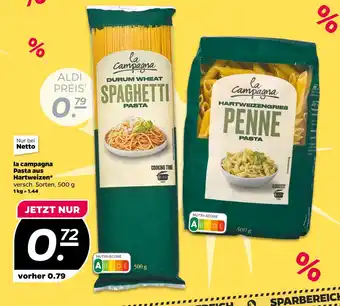 NETTO La campagna pasta aus hartweizen Angebot