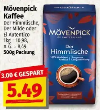 nah & gut Mövenpick Kaffee Angebot