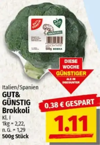 nah & gut GUT & GÜNSTIG Brokkoli Angebot