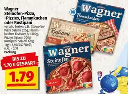 nah & gut Wagner Steinofen-Pizza, Pizzies, Flammkuchen oder Rustipani Angebot