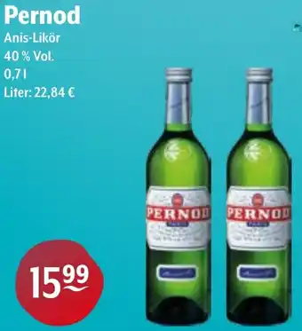 Trink und Spare Pernod Anis-Likör Angebot