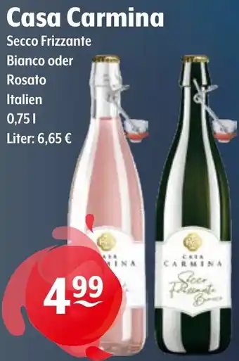 Trink und Spare Casa Carmina Secco Frizzante Angebot