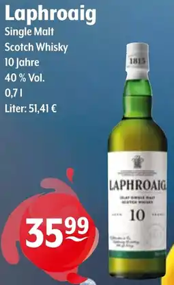 Trink und Spare Laphroaig Single Malt Scotch Whisky Angebot