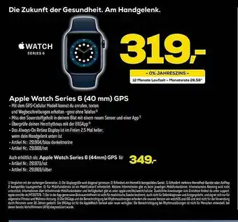 Euronics Berlet Apple Watch Series 6 Angebot