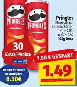 nah & gut Pringles Stapelchips Angebot