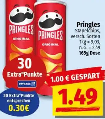 nah & gut Pringles Stapelchips Angebot