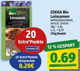 nah & gut EDEKA Bio Leinsamen Angebot