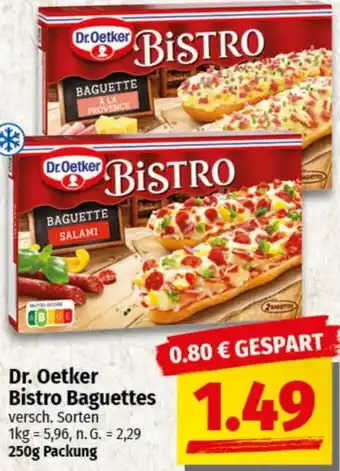 nah & gut Dr. Oetker Bistro Baguettes Angebot