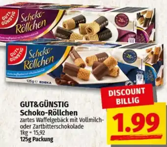 nah & gut GUT&GÜNSTIG Schoko-Röllchen Angebot