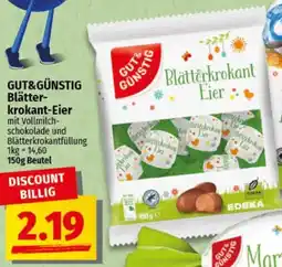 nah & gut GUT&GÜNSTIG Blätterkrokant-Eier Angebot