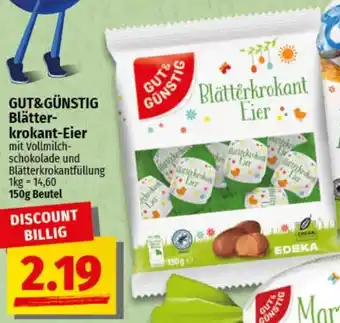 nah & gut GUT&GÜNSTIG Blätterkrokant-Eier Angebot