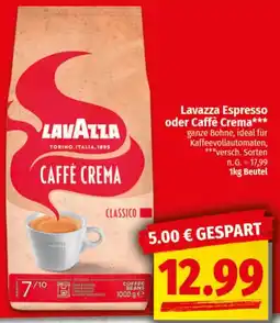 nah & gut Lavazza Espresso oder Caffè Crema Angebot