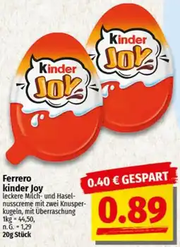 nah & gut Ferrero kinder Joy Angebot