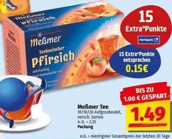 nah & gut Meẞmer Tee Angebot