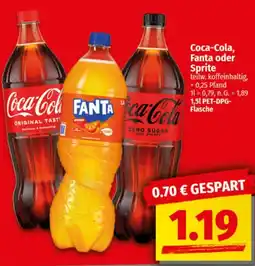 nah & gut Coca-Cola, Fanta oder Sprite Angebot