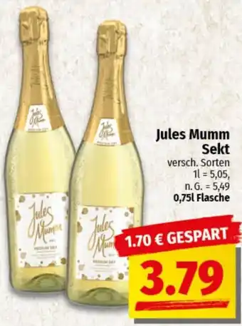 nah & gut Jules Mumm Sekt Angebot