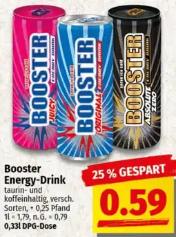 nah & gut Booster Energy-Drink Angebot