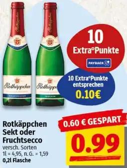 nah & gut Rotkäppchen Sekt oder Fruchtsecco Angebot