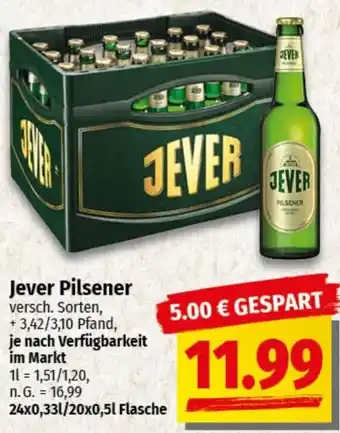 nah & gut Jever Pilsener Angebot