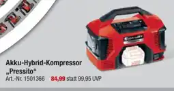 toom Baumarkt Einhell Akku-Hybrid-Kompressor ,,Pressito" Angebot