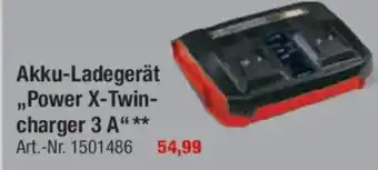 toom Baumarkt Einhell Akku-Ladegerät ,,Power X-Twin- charger 3 A*** Angebot