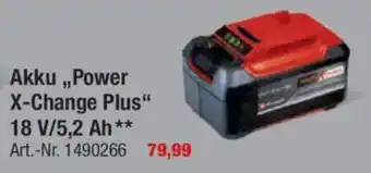 toom Baumarkt Einhell Akku,,Power X-Change Plus" Angebot