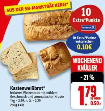 nah & gut Kastenweißbrot Angebot