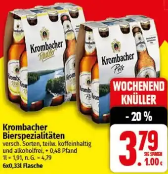 nah & gut Krombacher Bierspezialitäten Angebot