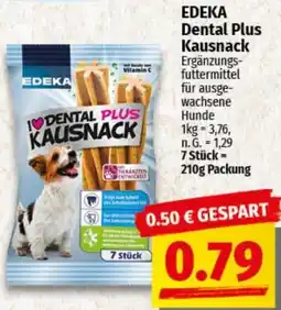 nah & gut EDEKA Dental Plus Kausnack Angebot