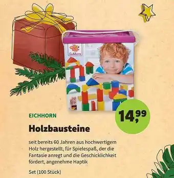 Biomarkt Eichorn Holzbausteine Angebot