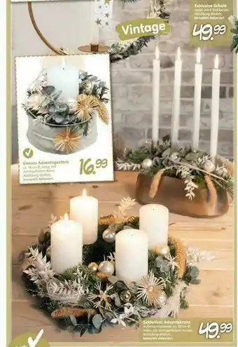 Blumen Risse Exklusive Schale Oder Kleines Adventsgesteck Oder Adventskranz Angebot