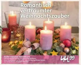 Blumen Risse Großer Exklusiverr Adventskranz Angebot